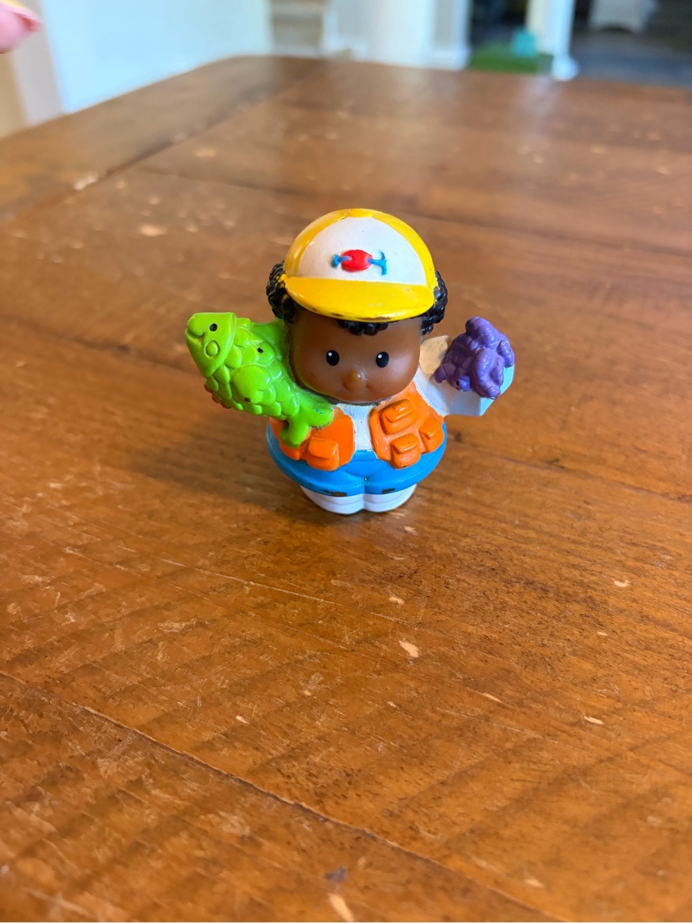 Fisher Price Little People fisherman Michael as is